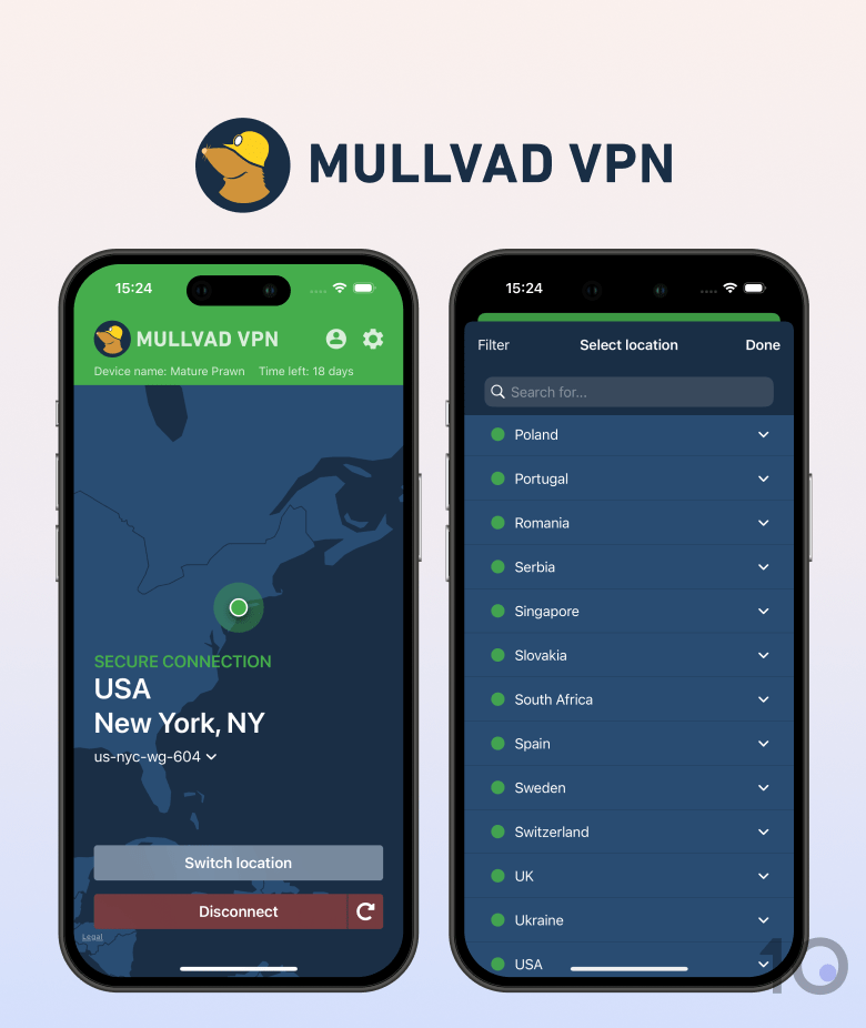 Mullvad app