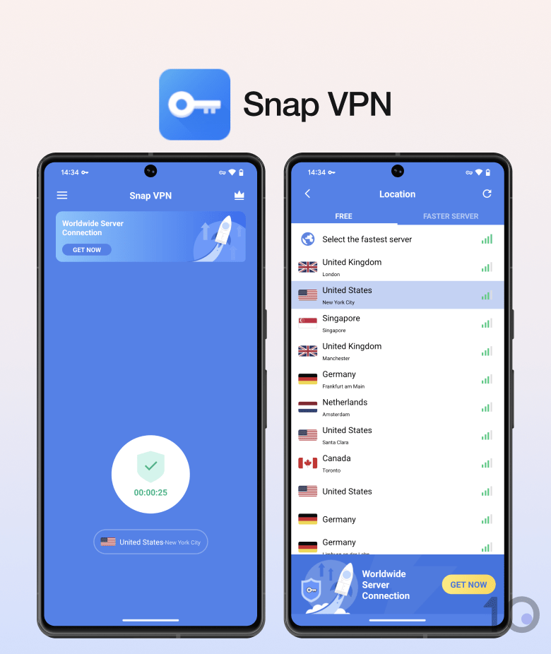 Snap VPN app