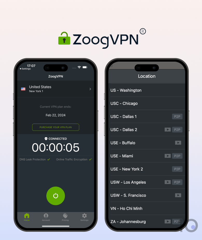 ZoogVPN app